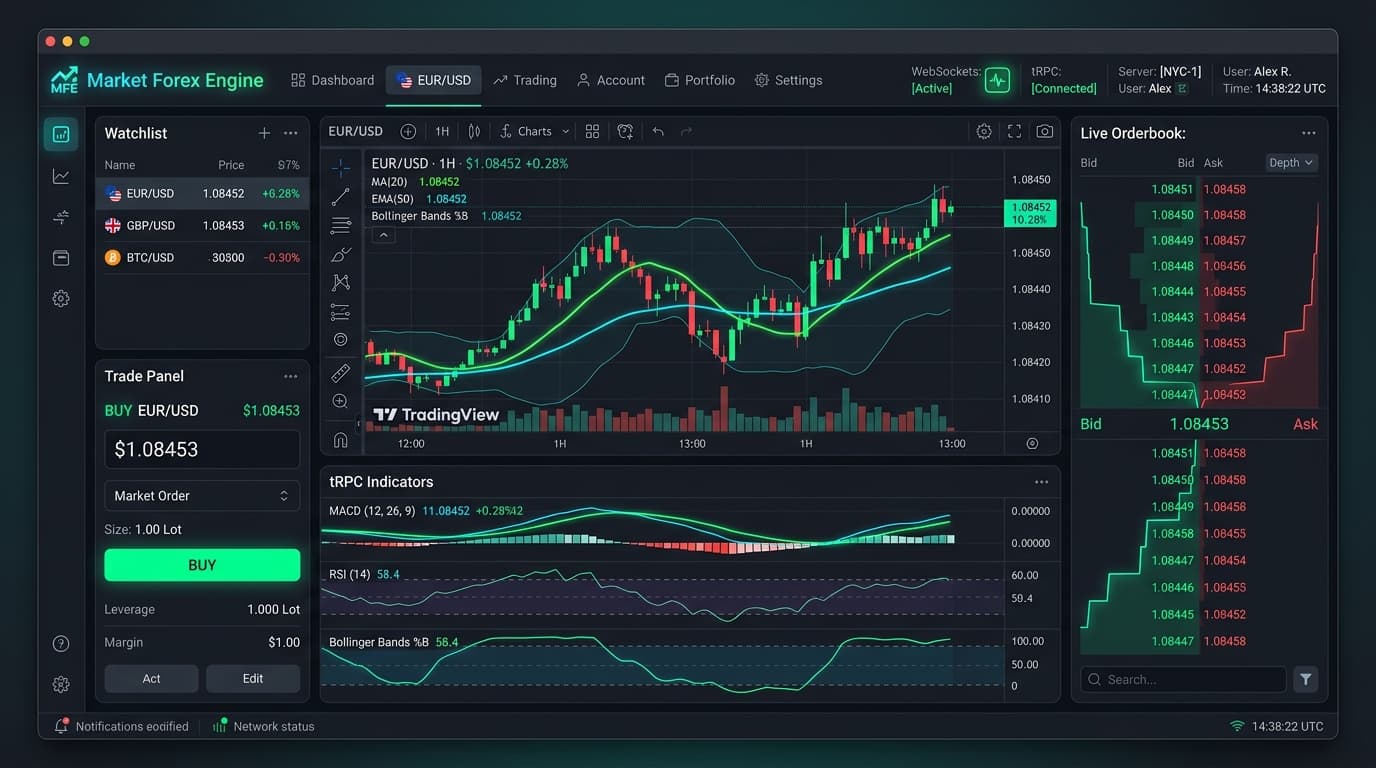 Market Forex & Trading Engine
