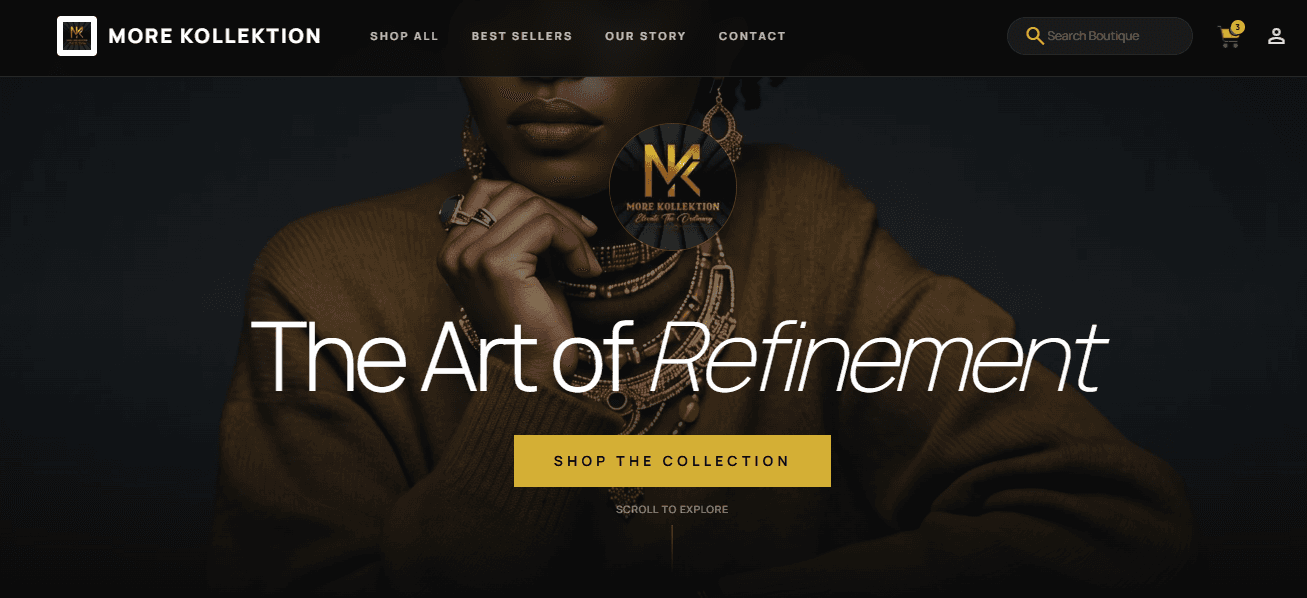 More Kollection Luxury E-Commerce